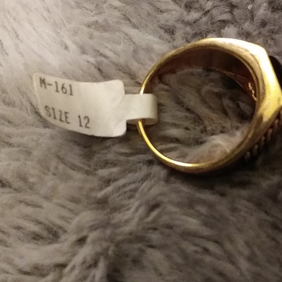 Black Stone Men's Ring - Picture 5 of 5